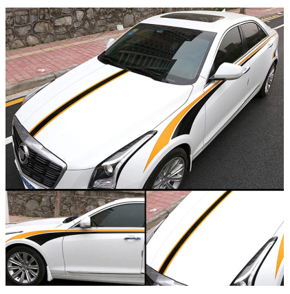 For Cadillac ATS XTS ATSL Car Body Waist Hood Car Stickers Vinyl 