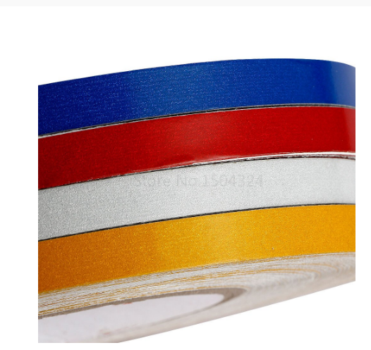 1cm*42m Car Styling Reflective Tape Warning Stickers