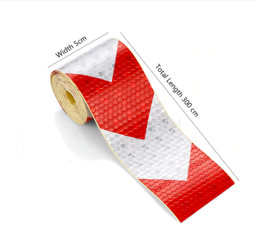 5cmx300cm Arrow Reflective Tape Safety Caution