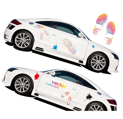 DIY Colorful Decoration Car Stickers High-quality