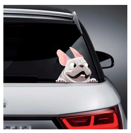 1PCS Creative 3D Car Window Stickers Funny Lovely Dog