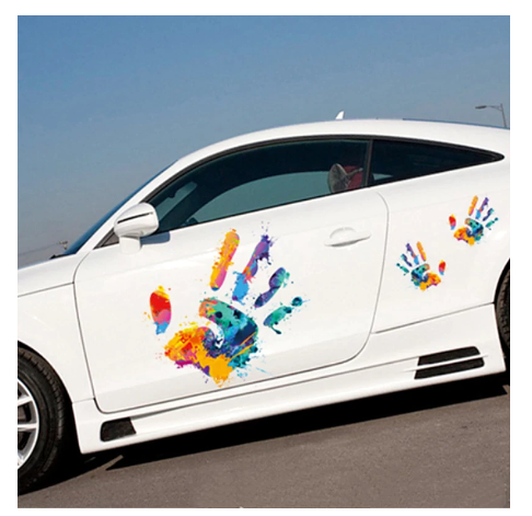 Colorful Graffiti Car Stickers Auto Products Painted