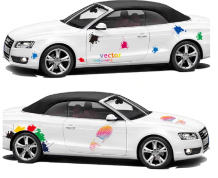 DIY Colorful Decoration Car Stickers High-quality