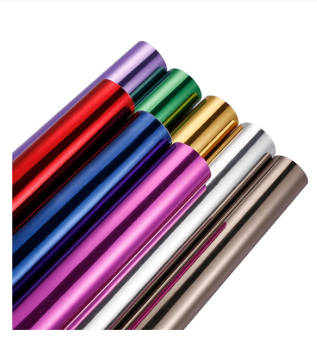 60cm*500cm Chrome Mirror Vinyl Wrap Film Adhesive Decoration Color