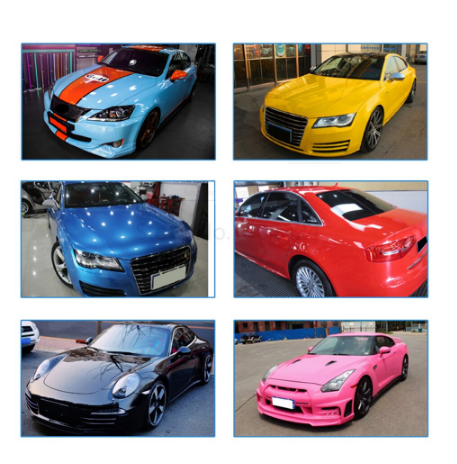 60x500cm Bright Glossy Vinyl Film Car Color 