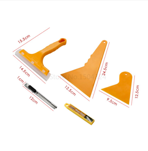 5pcs/set Auto Car Squeegee Scraper Vehicle Vinyl