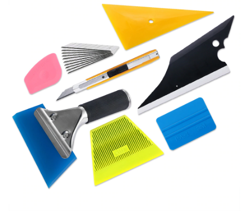 8pcs/set Auto Car Squeegee Scraper Vinyl Film Sticker