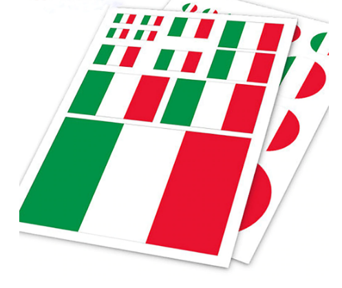 Italian Flag Italy IT Ho Car Auto Motorcycle 