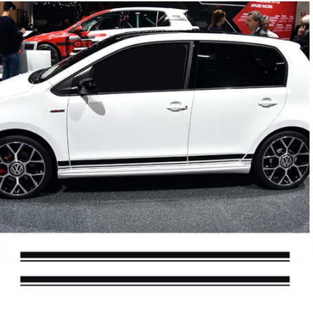 2PCS Car Side Stripes Stickers