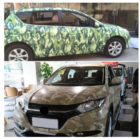 Car Styling Large Digital Woodland Green Camo 