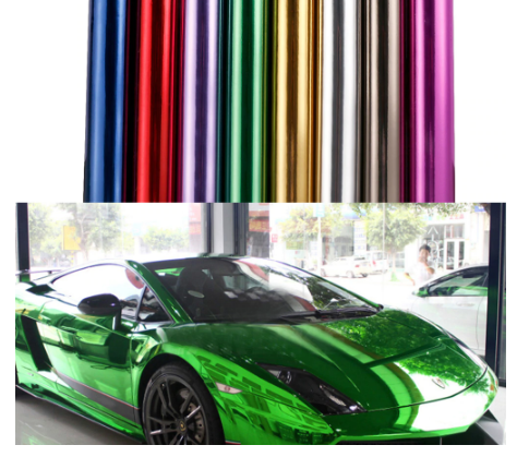 Chrome Mirror Vinyl Wrap Film Sticker Sheet Decal DIY Car-styling