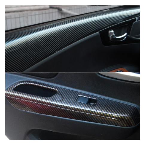 60cmx500cm Glossy 2D Carbon Fiber Vinyl Film Car Decorative