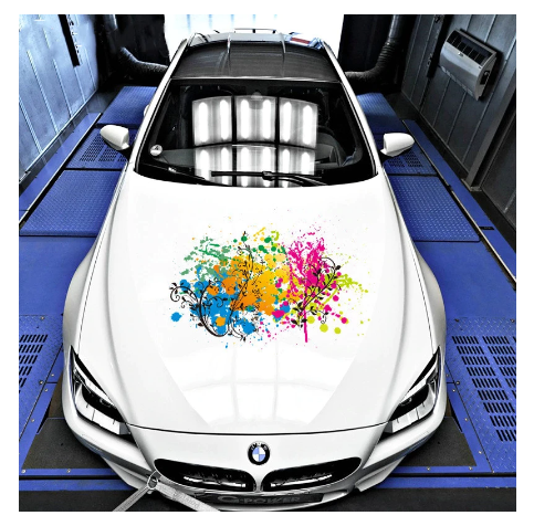 Colorful Graffiti Car Stickers Auto Products Painted