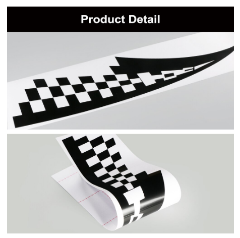 2Pcs Car Hood Over Stickers