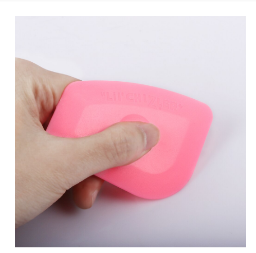 1 PCS 7.5*3cm Car Vinyl Film Wrapping tools Soft Pink