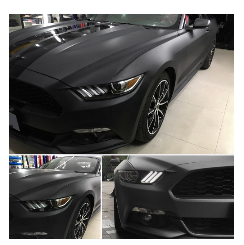 Matt Color Change Vinyl Film Car Wraps Hood Roof