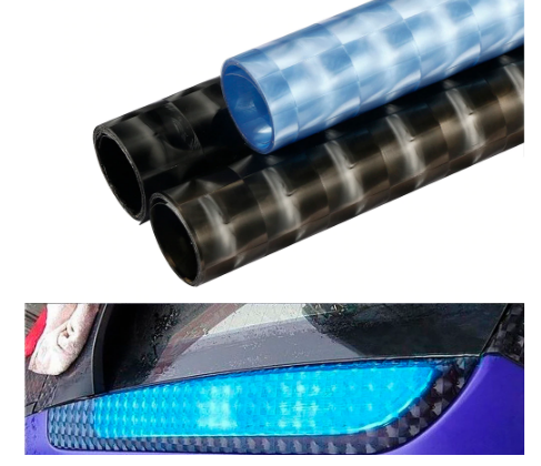 30*100cm Cat Eyes Auto HeadLight Taillight Smoke Fog