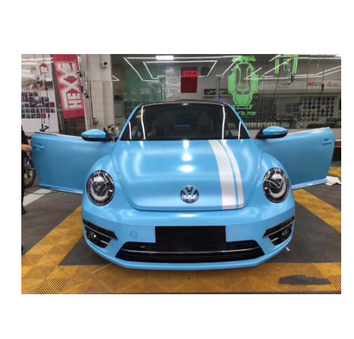 Sky Blue Peal Metal Vinyl Film Car Wrap