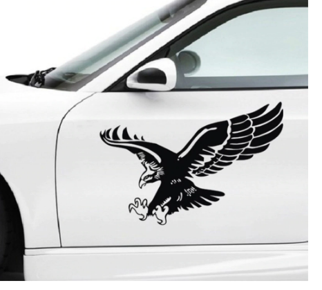 Car Sticker Sculpture Eagle Personality 