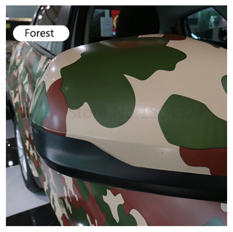 60x500cm PVC Self-adhesive Camouflage Car Sticker Wrap Vinyl