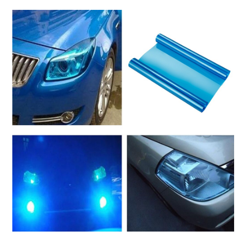 Car Styling 0.3m*8m Car Headlight Taillight Tint Vinyl