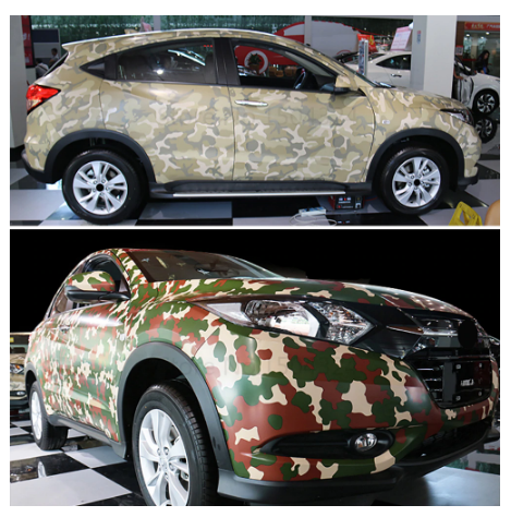 Car Styling Large Digital Woodland Green Camo 