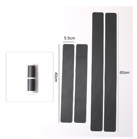 4PCS/Set Car Stickers Car Door Sill Scuff