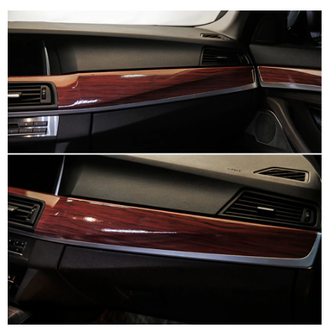 60cmx500cm Glossy Wood Grain Car Wrap Vinyl