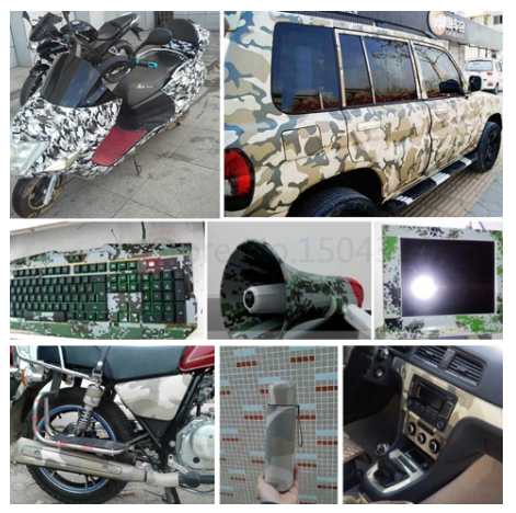 30cm*100cm Camouflage Vinyl PVC Car Sticker Wrap