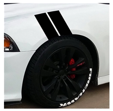 Car Reflective Stickers Wheel on Fender Waterproof 