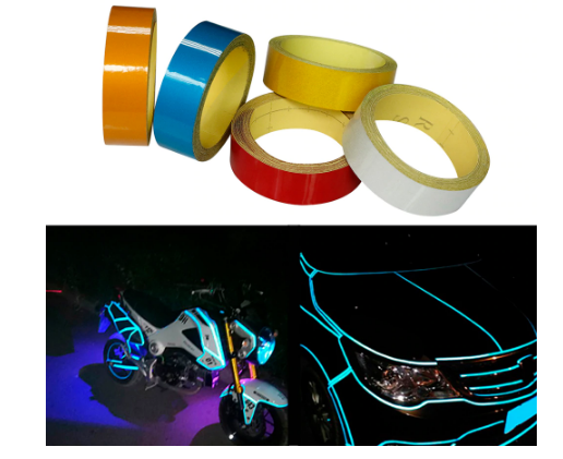 2cm*5m Car DIY Reflective Tape Sticker Strip Decoration