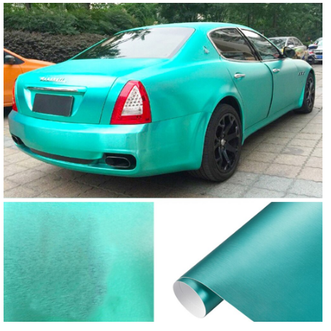 Car styling Matte Chrome Brushed Metallic Vinyl