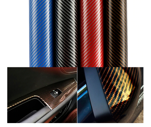 50x200cm High Glossy 2D Carbon Fiber Vinyl Wrap