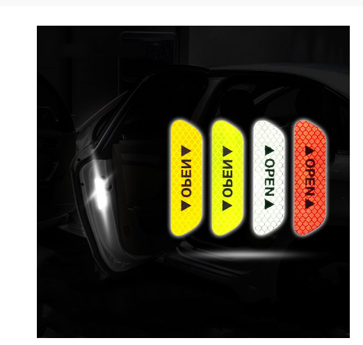 Auto Reflective Sticker Car Warning Tape Security Door