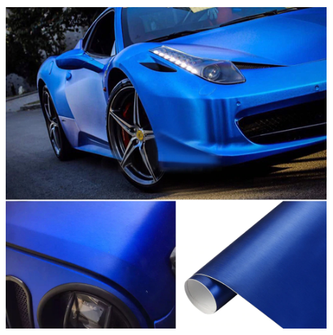 Car styling Matte Chrome Brushed Metallic Vinyl