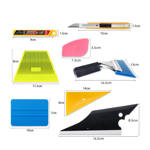 8pcs/set Auto Car Squeegee Scraper Vinyl Film Sticker