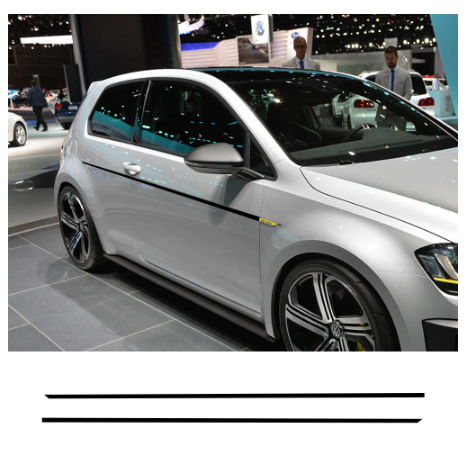 For Volkswagen VW GOLF 7 8 5-Doors 2pcs Car Stickers