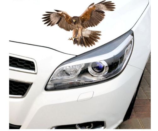 30*18cm 3D Big Eagle Car Stickers Decals Waterproof