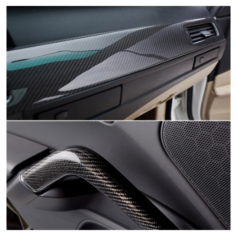 High Glossy 30CM*152CM 5D Carbon Fiber Vinyl 