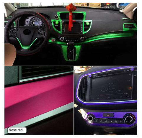 Car-Styling 30*100cm PVC Waterproof Chrome Vinyl